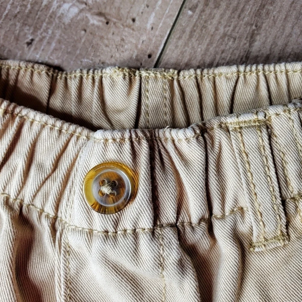 Carter's Khaki Beige 100% Cotton Baby Boy Formal Pants Size 3M EUC